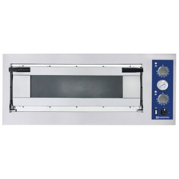 Elektro-Pizzaofen für 6 Pizzen ø 35 cm, mechanische Bedienung