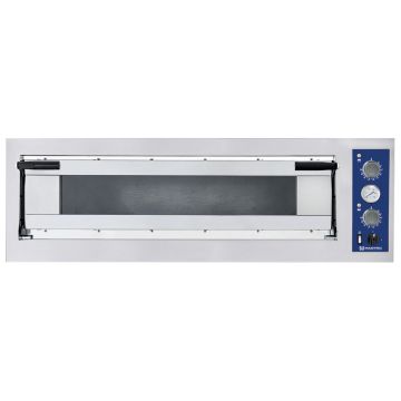 Elektro-Pizzaofen für 9 Pizzen ø 35 cm, mechanische Bedienung