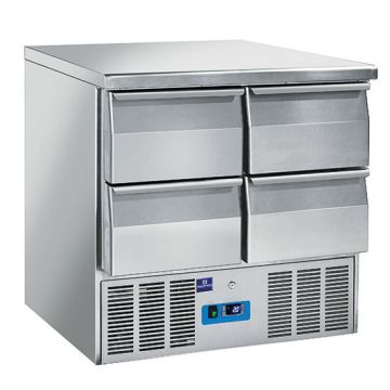 Kühl-Vorbereitungstisch mit 4 Schubladen, +2°/+10°C