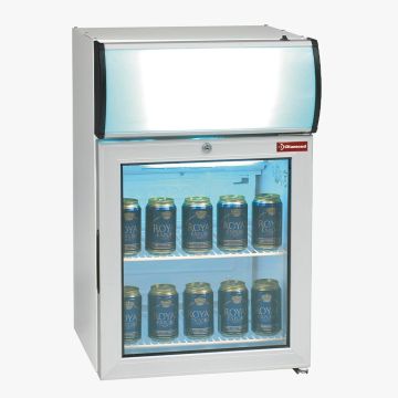 Tischvitrine positive Temperatur, 60 Liter (484x455mm)