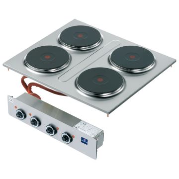 Einbau-Elektrokochfeld, 4 Platten