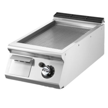 Gas-Grillplatte, Tischmodell, gerillte Platte