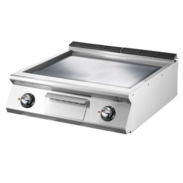 Elektro-Grillplatte, Tischmodell, glatte Platte