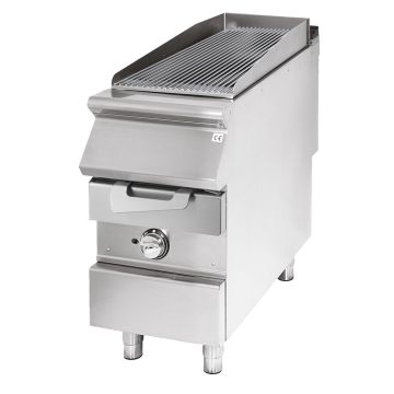 Gas-Grill, Kochzone in Edelstahl, Fleisch/Fisch