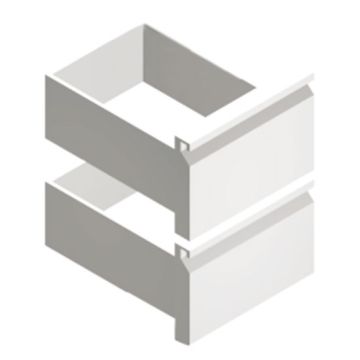 Schubladenkit GN 2x 1/2 für Kühltische mit Tiefe 700 mm