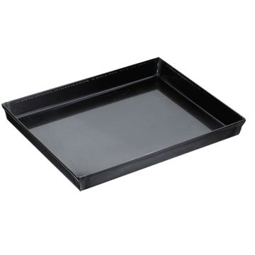 rechteckiges Backblech in blau, 300x230x30 mm