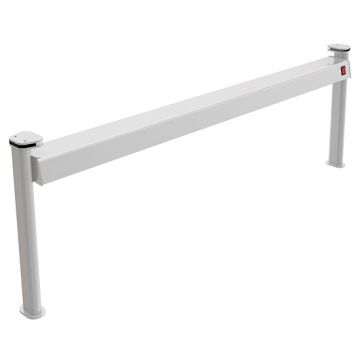 Ausgabeaufsatz mit Beleuchtung und Heizelement, 5x GN 1/1