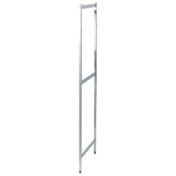 Regalleiter für Aluminiumregal, T=470 mm, H=1670mm