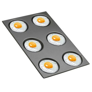 Backblech GN 1/1 beschichtet für 6 Eier ø 12,5 cm