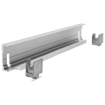 Regalleiter für Aluminiumregal, T=370 mm, H=250mm