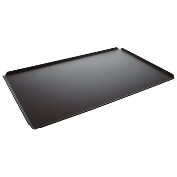 Backblech aus Aluminium, GN 1/1 - 4 Seiten 45°, doppelte thermoplastische Antihaftbeschichtung