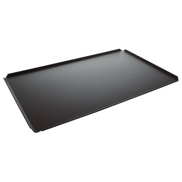 Backblech aus Aluminium, GN 2/3 - 4 Seiten 45°, doppelte thermoplastische Antihaftbeschichtung