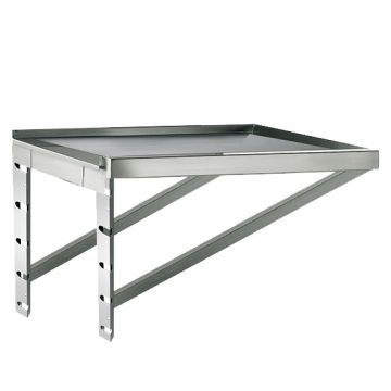 Auslaufkonsole für Korbdurchschubspüler, B=700 mm