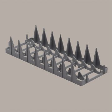 Einsatz für 8 Platten Ø240 mm, Korb 400x400 mm (150x370x80mm)
