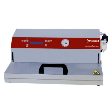 Vakuum-Maschine Inox, Pumpe 32 L/Min., Schweißen 430 mm (dpp. geschweißt) (510x295x180mm)