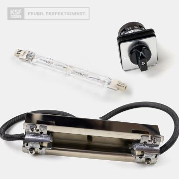 KSF Einbausatz Quarzröhre 500 Watt Selbsteinbau