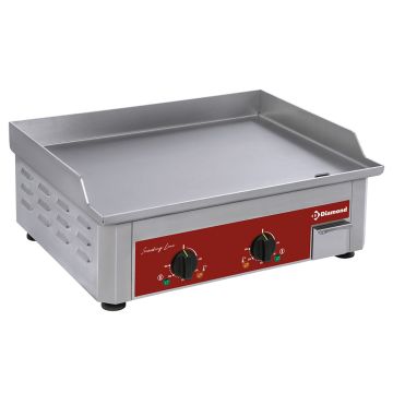 Elektro Tischgrill, doppelt, rostfreier Stahl Oberfläche (600x450x190mm)