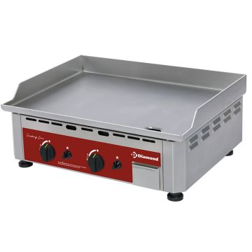 Gas Tischgrill, doppelt, rostfreier Stahl Oberfläche (600x450x190mm)