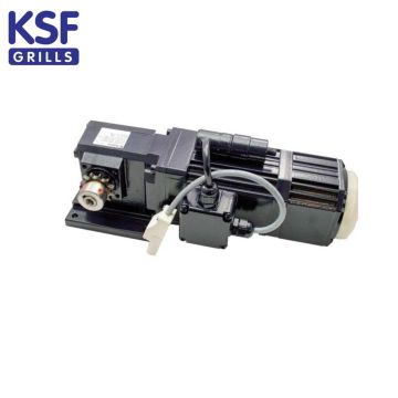 KSF Grill-Motor mit Bremse, Getriebe und Kondensator für Safari