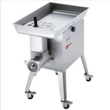 Edelstahl Fleischwolf N° 42, Ø 6 mm, 900  kg/Std, mit Rad (560x970x1126mm)
