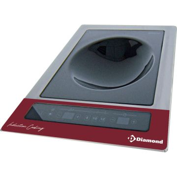 Induktionsplatte "WOK zum Einbauen" 6000 W-TRI, Touch-Tasten (440x580mm)