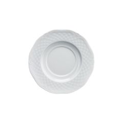 Untertasse für Suppentasse, Porzellan, weiß, Serie Aphrodite, Lubiana, Ø 170 mm