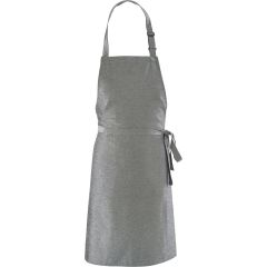 Nino Cucino Latzschürze, Mischgewebe, grau, L. 92 cm