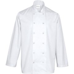 Nino Cucino Kochjacke, Modell „Chef“, Langarm, weiß, Gr. S