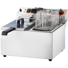 Doppel-Fritteuse CATERINA, 2x 8 Liter, 585x430x265 mm (BxTxH), 2x 3 kW 230 V