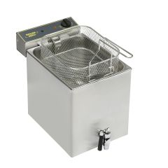 ROLLER GRILL Fritteuse mit Ablasshahn, 12 Liter