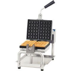 Professional waffle maker 180° opening