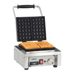 Professional waffle maker 90° opening
